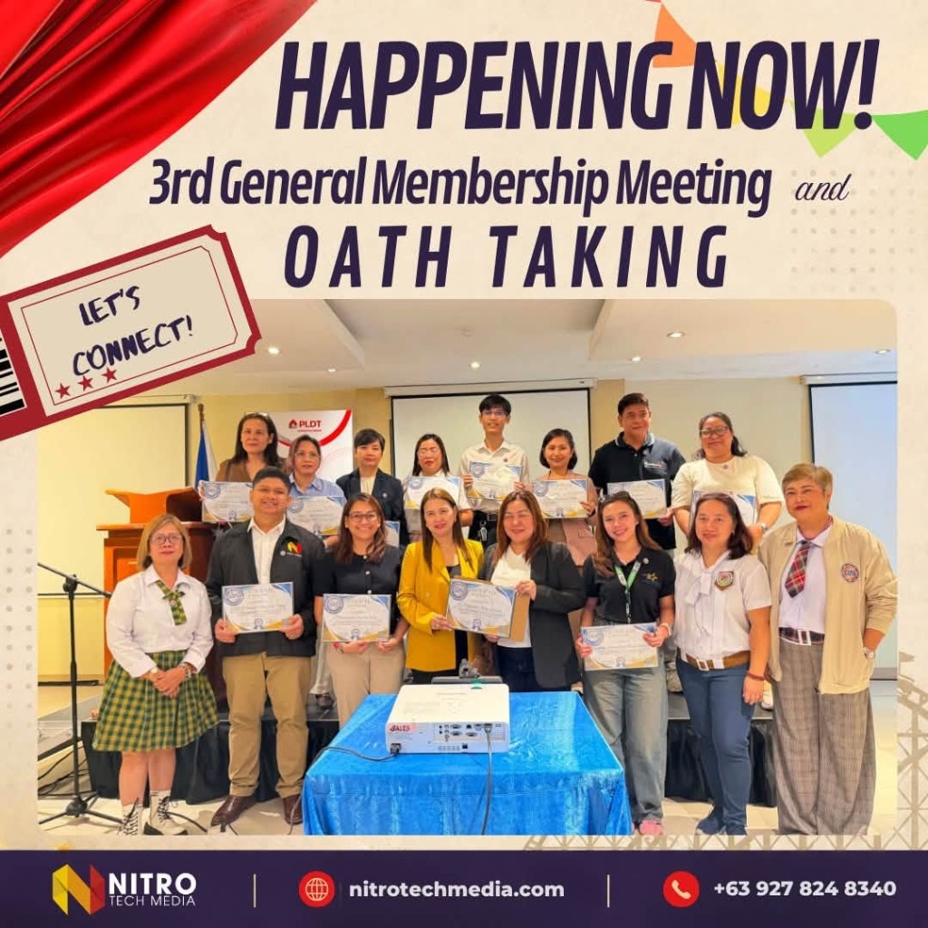 Nitro Tech Media at CAITO 3rd General Membership Meeting oath taking